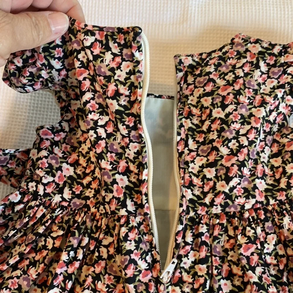 Bonnie Baby Floral Dress Size 3 - 6 months - Picture 7 of 12